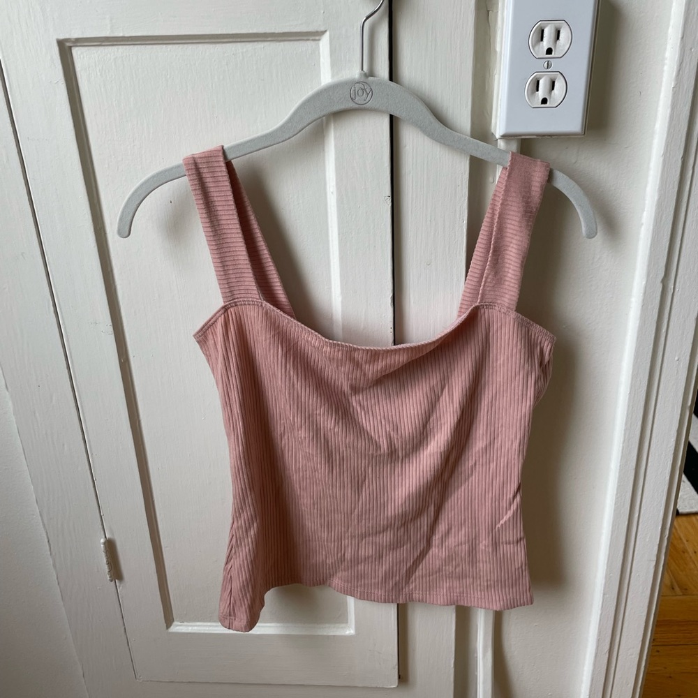 Pink Reformation Canyon knit tank